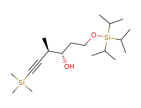 (3S,4R)-4-methyl-1-(triisopropylsilyloxy)-6-(trimethylsilyl)hex-5-yn-3-ol