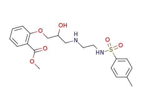 2-{2-Hydroxy-3-[2-(toluene-4-sulfonylamino)-ethylamino]-propoxy}-benzoic acid methyl ester