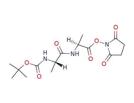 2,5-Pyrrolidinedione,
1-[[N-[N-[(1,1-dimethylethoxy)carbonyl]-L-alanyl]-L-alanyl]oxy]-