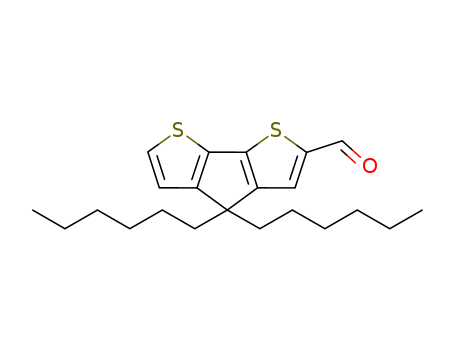 4,4-dihexyl-4H-cyclopenta[1,2-b:5,4-b']dithiophene-2-carbaldehyde
