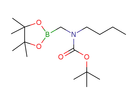 tert-butyl n-butyl{(4,4,5,5-tetramethyl-1,3,2-dioxaborolan-2-yl)methyl}carbamate