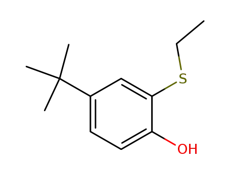 2-Ethylthio-4-t-butylphenol