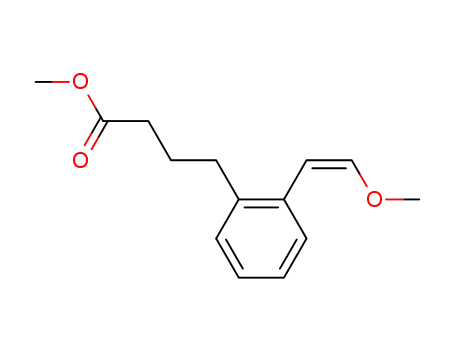 4-[2-((Z)-2-Methoxy-vinyl)-phenyl]-butyric acid methyl ester
