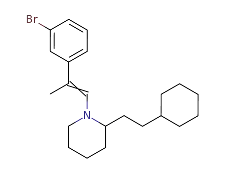 1-[2-(3-Bromophenyl)prop-1-en-1-yl]-2-(2-cyclohexylethyl)piperidine