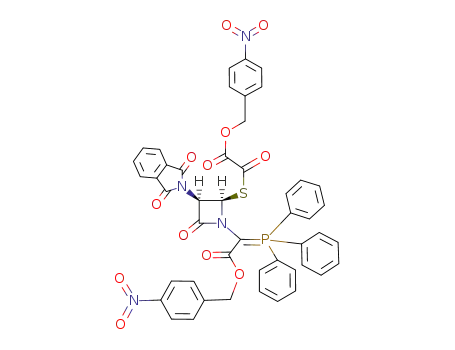 [(2R,3R)-3-(1,3-Dioxo-1,3-dihydro-isoindol-2-yl)-2-(4-nitro-benzyloxyoxalylsulfanyl)-4-oxo-azetidin-1-yl]-(triphenyl-λ<sup>5</sup>-phosphanylidene)-acetic acid 4-nitro-benzyl ester