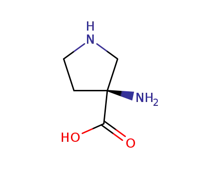 3-Pyrrolidinecarboxylicacid,3-amino-,(3S)-(9CI)