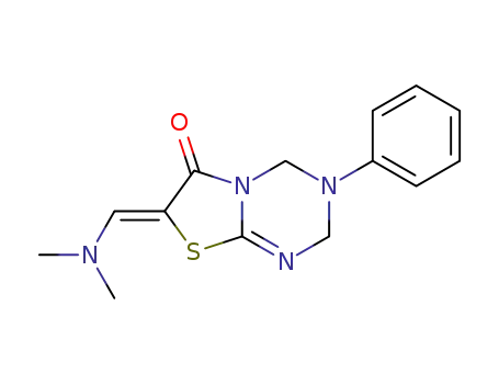(Z)-7-((dimethylamino)methylene)-3-phenyl-3,4-dihydro-2H-thiazolo[3,2-a][1,3,5]triazin-6(7H)-one