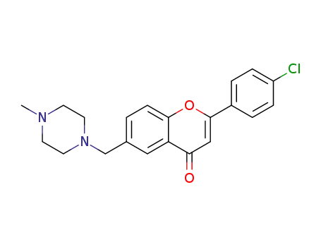 2-(4-chlorophenyl)-6-((4-methylpiperazin-1-yl)methyl)-4H-chromen-4-one
