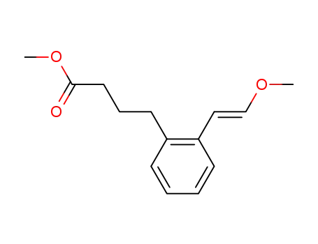 4-[2-((E)-2-Methoxy-vinyl)-phenyl]-butyric acid methyl ester