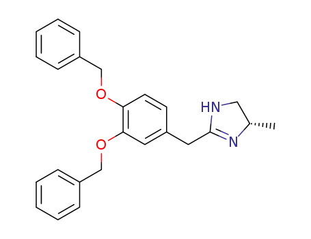 (S)-2-(3,4-Bis-benzyloxy-benzyl)-4-methyl-4,5-dihydro-1H-imidazole