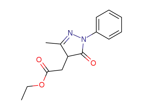 ethyl-2-(4,5-dihydro-3-methyl-5-oxo-1-phenyl-1H-pyrazol-4-yl)acetate