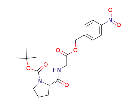 Glycine, N-[1-[(1,1-dimethylethoxy)carbonyl]-L-prolyl]-,
(4-nitrophenyl)methyl ester