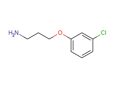 Molecular Structure of 116753-50-5 (3-(3-chlorophenoxy)propan-1-amine)