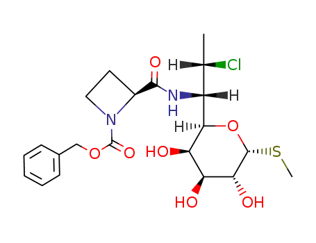(S)-2-[(1S,2S)-2-Chloro-1-((2R,3R,4S,5R,6R)-3,4,5-trihydroxy-6-methylsulfanyl-tetrahydro-pyran-2-yl)-propylcarbamoyl]-azetidine-1-carboxylic acid benzyl ester