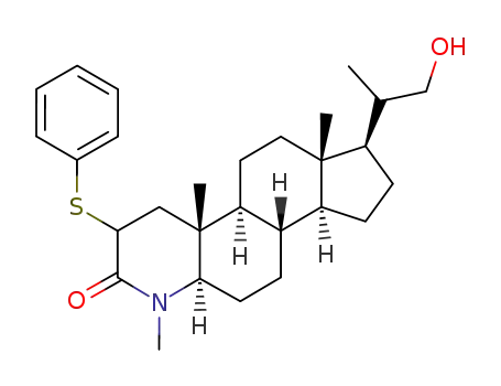20-(hydroxymethyl)-4-methyl-2-(phenylthio)-4-aza-5α-pregnan-3-one