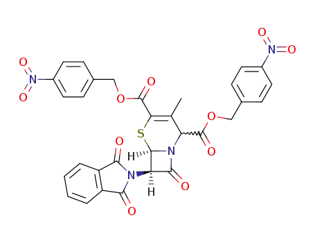 (6R,7R)-7-(1,3-Dioxo-1,3-dihydro-isoindol-2-yl)-3-methyl-8-oxo-5-thia-1-aza-bicyclo[4.2.0]oct-3-ene-2,4-dicarboxylic acid bis-(4-nitro-benzyl) ester