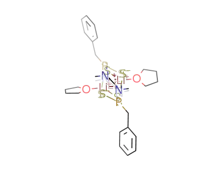 [Li<sub>2</sub>(μ<sub>3</sub>-η<sup>2</sup>,η<sup>2</sup>,η<sup>2</sup>-S<sub>3</sub>PCH<sub>2</sub>Ph)(tetrahydrofuran)(N,N,N′,N′-tetramethylethylenediamine)]<sub>2</sub>