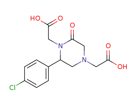 1,4-Piperazinediacetic acid, 2-(4-chlorophenyl)-6-oxo-