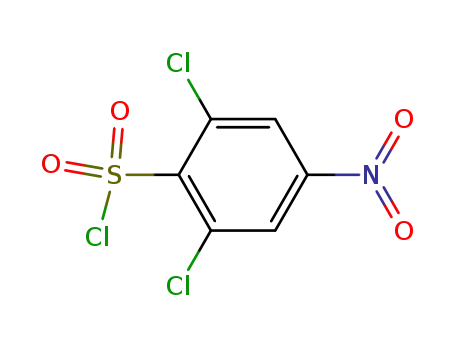 Molecular Structure of 74875-17-5 (2,6-dichloro-4-nitrobenzenesulfonyl chloride)
