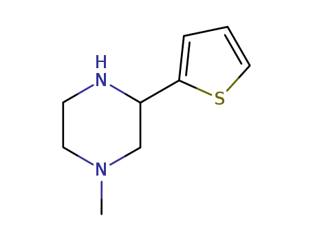 Piperazine, 1-methyl-3-(2-thienyl)- (9CI)