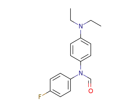 Molecular Structure of 1444155-36-5 (N-(4-(diethylamino)phenyl)-N-(4-fluorophenyl)formamide)