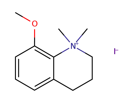 1,1-dimethyl-8-methoxy-1,2,3,4-tetrahydroquinolinium iodine