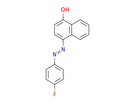 1-Naphthalenol,4-[2-(4-fluorophenyl)diazenyl]- cas  36853-47-1