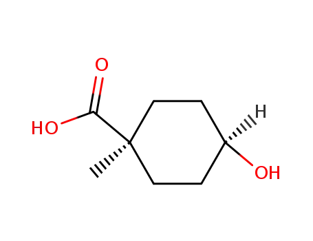 Cyclohexanecarboxylic acid, 4-hydroxy-1-methyl-, cis-