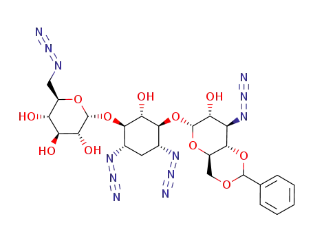 Molecular Structure of 1147358-86-8 (C<sub>25</sub>H<sub>32</sub>N<sub>12</sub>O<sub>11</sub>)