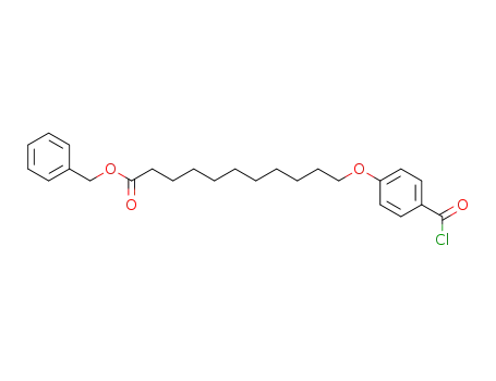 11-(4-Chlorocarbonyl-phenoxy)-undecanoic acid benzyl ester