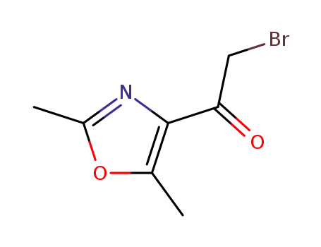Molecular Structure of 113732-62-0 (2-bromo-1-(2,5-dimethyl-4-oxazolyl))