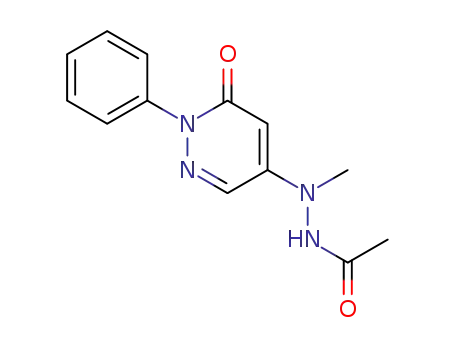 Acetic acid N'-methyl-N'-(6-oxo-1-phenyl-1,6-dihydro-pyridazin-4-yl)-hydrazide