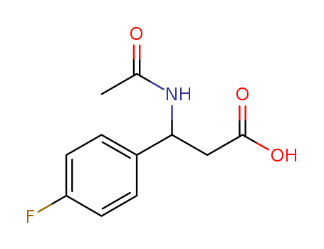 N-Acetyl-2-(4-fluorophenyl)-beta-DL-alanine