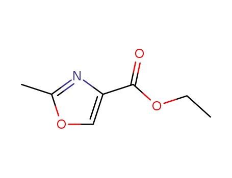Molecular Structure of 10200-43-8 (2-methyl oxazole 4-ethyl ester)