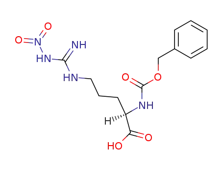 Molecular Structure of 2279-08-5 (Z-D-ARG(NO2)-OH)