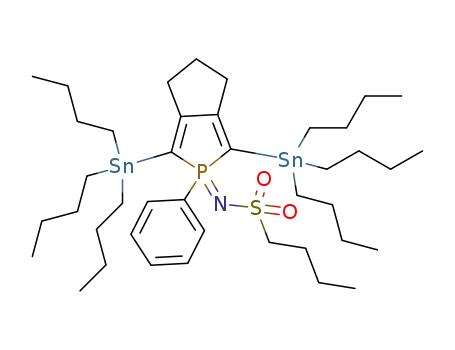 Molecular Structure of 1421342-91-7 (C<sub>41</sub>H<sub>74</sub>NO<sub>2</sub>PSSn<sub>2</sub>)