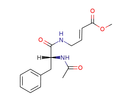 메틸 4-((N- 아세틸 페닐 알라 닐) 아미노) 부트 -2- 에노 에이트