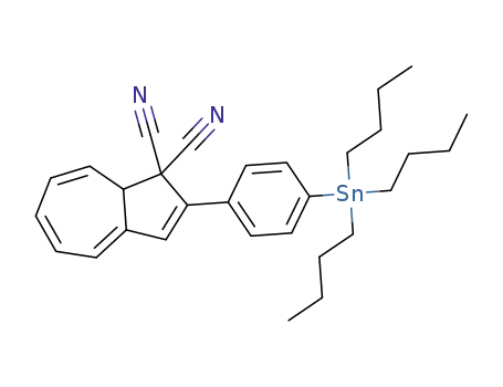 2-[4-(tributylstannyl)phenyl]-1,8a-dihydroazulene-1,1-dicarbonitrile
