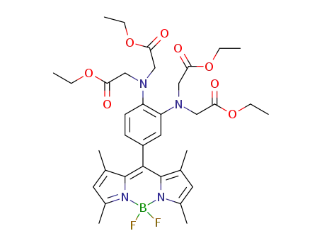 C<sub>35</sub>H<sub>45</sub>BF<sub>2</sub>N<sub>4</sub>O<sub>8</sub>