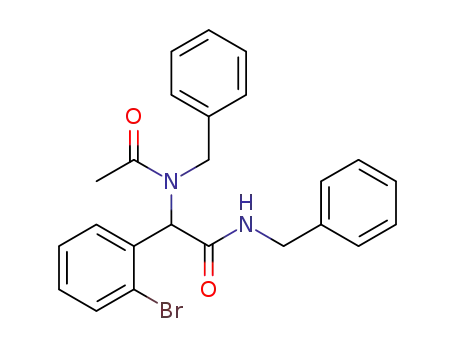 N-benzyl-2-(N-benzylacetamido)-2-(2-bromophenyl)acetamide