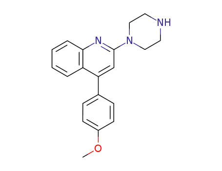 4-(4-Methoxy-phenyl)-2-piperazin-1-yl-quinoline