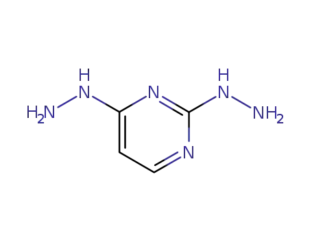 Molecular Structure of 16974-50-8 (2,4-DIHYDRAZINOPYRIMIDINE)