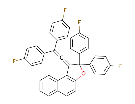 1,2-dihydro-1-(2,2-di(4-fluorophenyl)vinylidene)-2,2-di(4-fluorophenyl)naphtho[2,1-b]furan