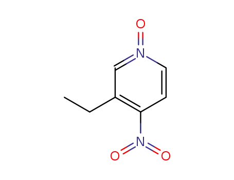 Molecular Structure of 35363-12-3 (3-ETHYL-4-NITROPYRIDINE-1-OXIDE)