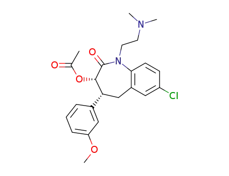 Acetic acid (3S,4R)-7-chloro-1-(2-dimethylamino-ethyl)-4-(3-methoxy-phenyl)-2-oxo-2,3,4,5-tetrahydro-1H-benzo[b]azepin-3-yl ester