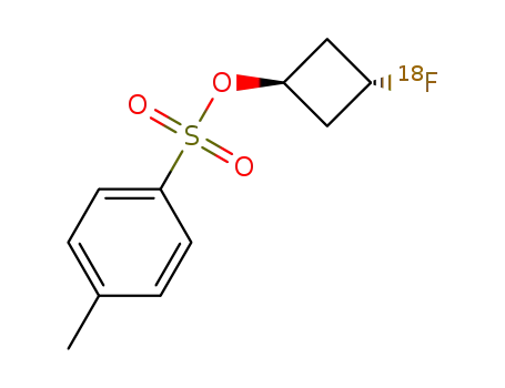 trans-3-[<sup>18</sup>F]fluorocyclobutyl toluene-4-sulfonate