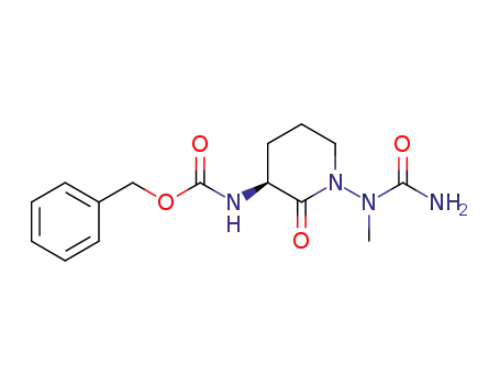 Molecular Structure of 1417900-17-4 ((3S)-1-{[3-(benzyloxycarbonyl)amino]-2-oxopiperidin-1-yl}-1-methylurea)