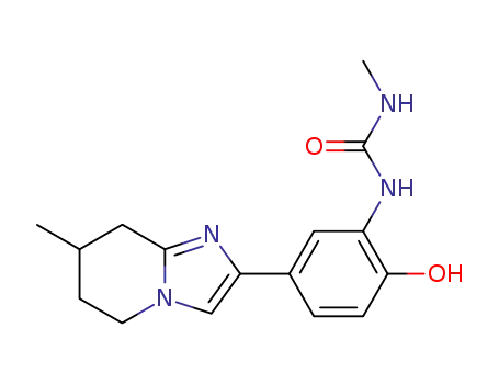 2-<4-hydroxy-3(3-methylureido)phenyl>-7-methyl-5,6,7,8-tetrahydroimidazo<1,2-a>pyridine