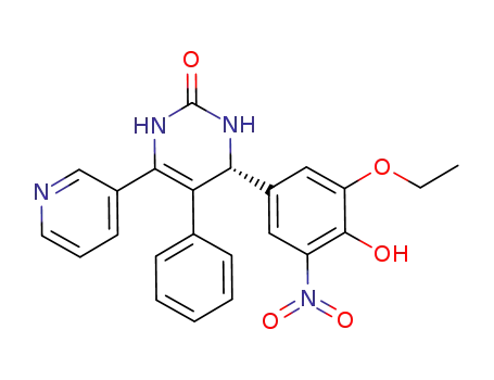(R)-4-(3-ethoxy-4-hydroxy-5-nitrophenyl)-5-phenyl-6-(pyridin-3-yl)-3,4-dihydropyrimidin-2(1H)-one