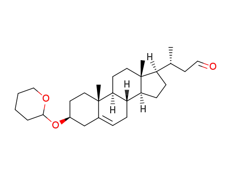 (3R)-3-((3S,10R,13R,17R)-10,13-dimethyl-3-((tetrahydro-2H-pyran-2-yl)oxy)-2,3,4,7,8,9,10,11,12,13,14,15,16,17-tetradecahydro-1H-cyclopenta[a]phenanthren-17-yl)butanal